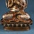 Late 19th Century Gilt Bronze Tsongkhapa Statue, Tibetan Buddhist Figure, 800g For Sale In Los Angeles - Image 6 of 9