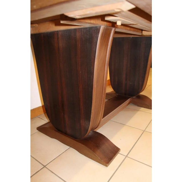 Art Deco Macassar Ebony Dining Table, 1930s For Sale - Image 6 of 13