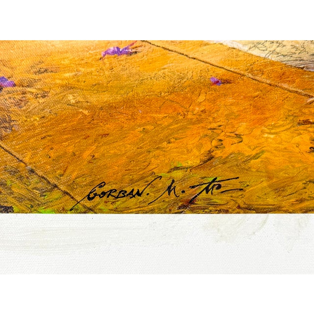 Giclee on canvas. Hand signed on front and verso by Michael Gorban. Hand numbered II/XXV on verso. Canvas is not...