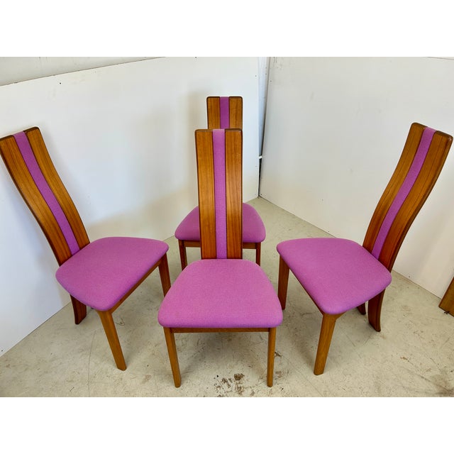 Wood Vintage Mid-Century Danish Teak Dining Chairs by Vamdrup Stolefabrik For Sale - Image 7 of 8