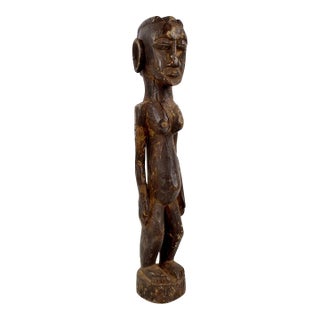 Early 20th Century Senufo Female Figure Côte d'Ivoire 15 Inch For Sale