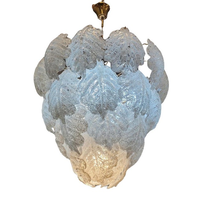 Ceiling lamp/chandelier, Mazzega, Murano glass and metal, 60s-70s – Italy Magnificent ceiling lamp or chandelier by...