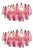 Italian Chandeliers Murano Glass, 1990, Set of 2 For Sale