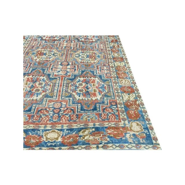 1960s Old Persian Bakhtiari Area Rug 7x10 For Sale - Image 9 of 12