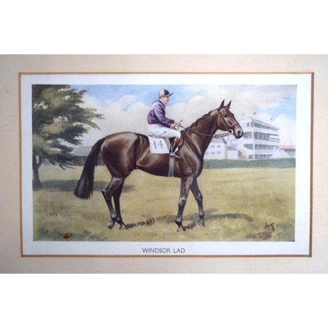 1930s A Set of Four Framed Images Relating to 1930s Horseracing Derby & Grand National Etc For Sale - Image 5 of 7