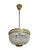 Metal French Empire Style Crystal Basket Pendant Light, 1950s For Sale - Image 7 of 7