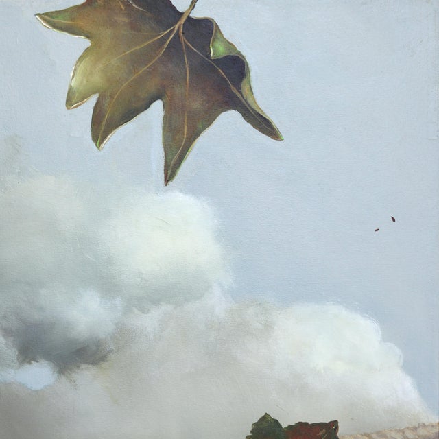 In the Above - Original Contemporary Abstract Landscape Painting on Canvas by Jeff Faust For Sale - Image 4 of 9