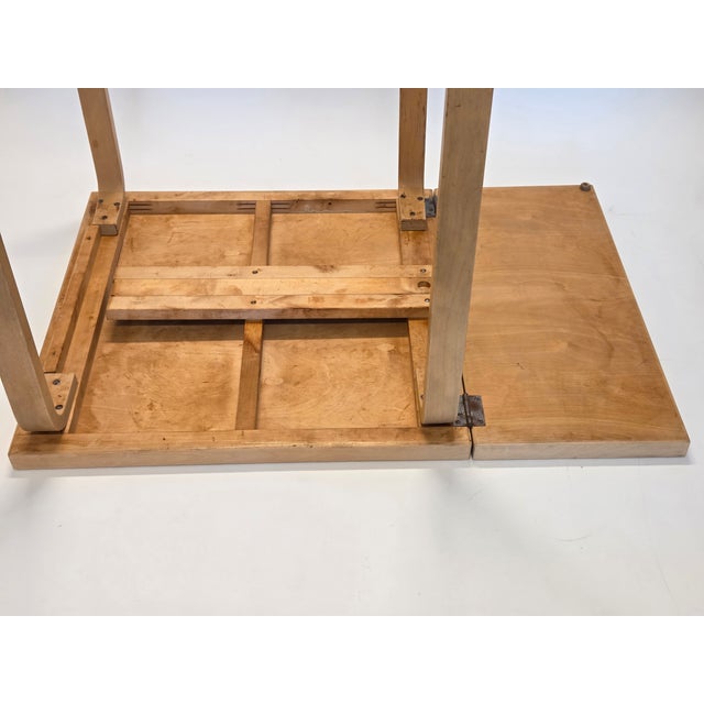 Vintage Drop-Leaf Table by Alvar Aalto for Artek, 1960s For Sale - Image 13 of 16
