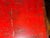 Antique Tibetan Hand Painted Red Lacquer Trunk Foo Dog Chest 20" For Sale - Image 4 of 9