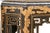 Wood Vintage Chinoiserie Black Lacquered Octagonal Pedestal Stands—A Pair For Sale - Image 7 of 12