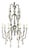 12-Light Hand-Painted Tuscan Chandelier by Melissa Levinson For Sale