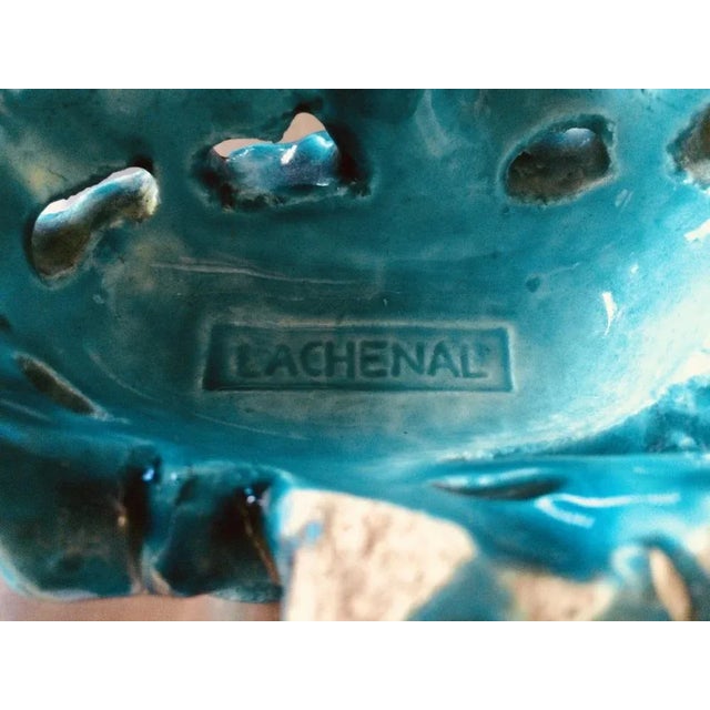 Ceramic Vintage Art Nouveau Vase from Lachenal, 1920s For Sale - Image 7 of 8