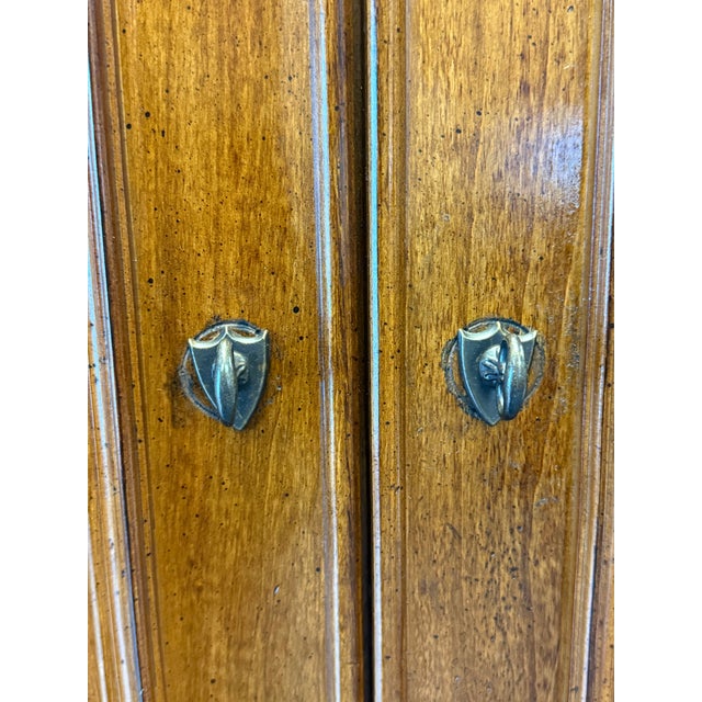 Vintage Stanley Furniture Gentleman’s / Entertainment Armoire Chest For Sale - Image 11 of 12