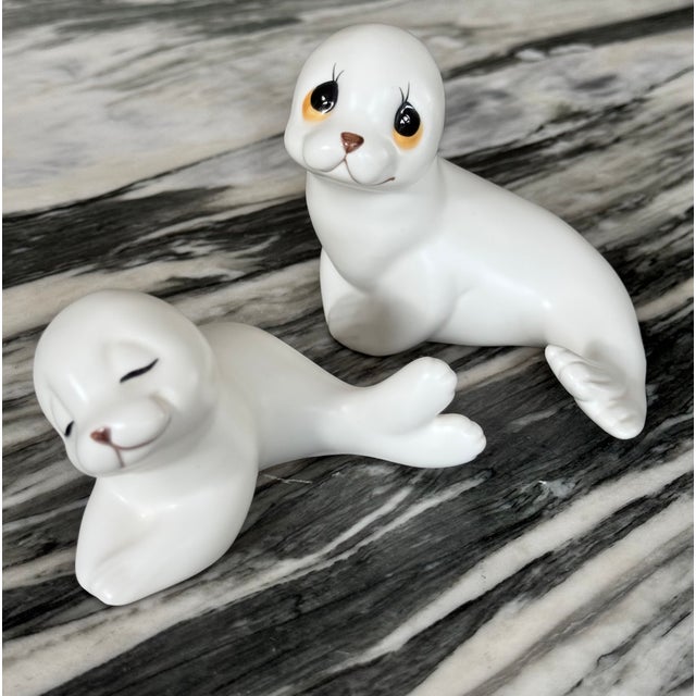 Vintage Oxford Maritime Seal Figures - A Pair For Sale - Image 15 of 18