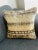 2020s Vintage Turkish Isparta Rug Pillow Cover 16x16 – Geometric Wool Cushion Earthy Tones For Sale - Image 5 of 12