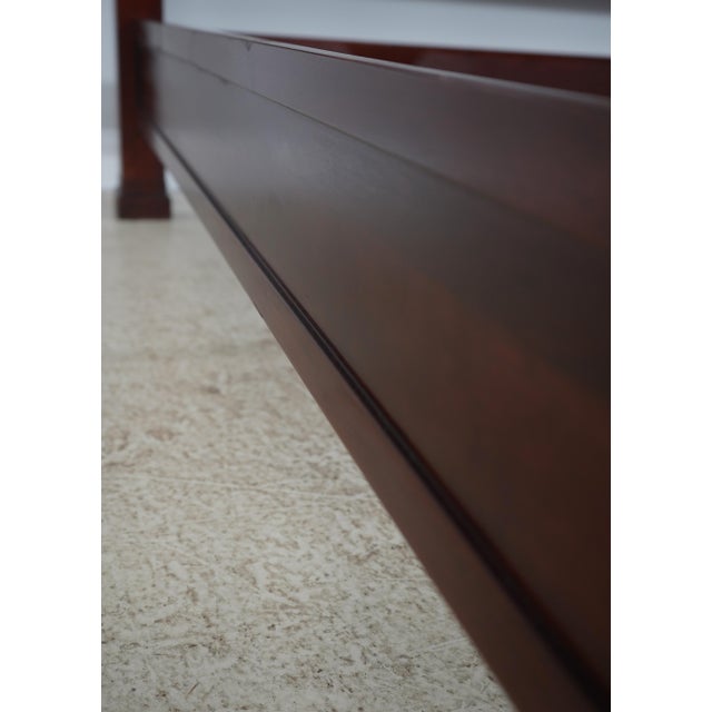 Stickley King Size Model 8747 Cherry Panel Bed For Sale - Image 15 of 17