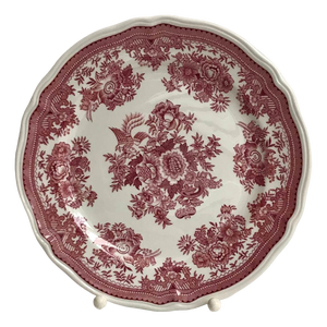 Vintage Red Fasan Porcelain Plate from Villeroy & Boch, 1970s