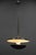 Rare bauhaus chandelier executed in nickel-plated brass designed by frantisek anyz in 1920s and produced by his company...