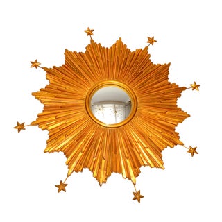 Sunburst Gilt Wall Mirror For Sale