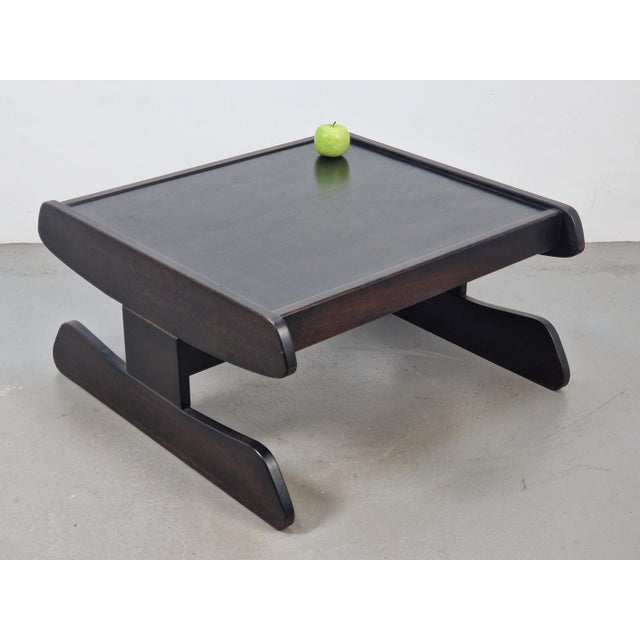 Postmodern Architectural Wooden Coffee Table, Germany, 1970s For Sale - Image 13 of 15