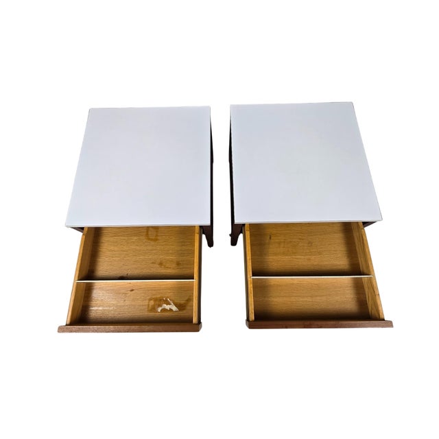 Knoll 1950s Knoll Bedside Tables (Set of 2) For Sale - Image 4 of 10