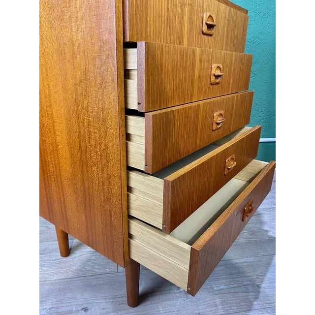 Wood Danish Teak Chest of Drawers For Sale - Image 7 of 12