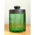Vintage Octagonal Green Glass Canister For Sale - Image 10 of 12