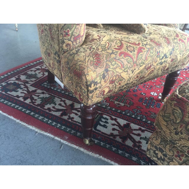 Calico Corners Custom Chair and Ottoman Chairish