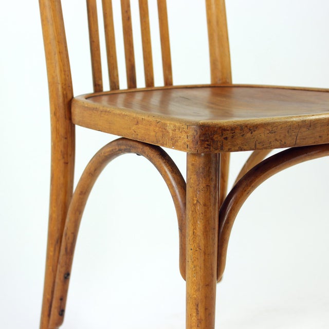 Wood Oak Bentwood Chair by Michael Thonet, 1920s For Sale - Image 7 of 16