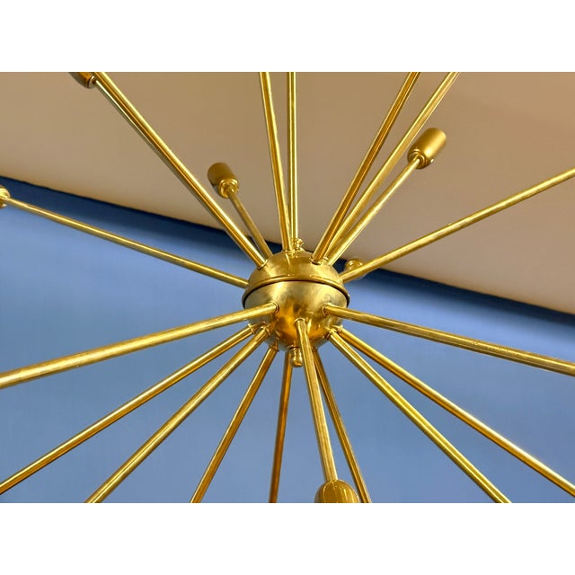 Mid-Century Modern Sputnik Pendant Lamp, Italy, 1970 For Sale - Image 3 of 5