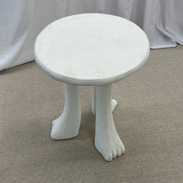 Vintage Mid-Century Modern John Dickinson Africa Side / End Table, Artist Signed For Sale - Image 4 of 13