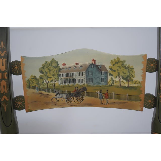 Hitchcock the Adams Old House Bicentennial Edition Cane Seat Side Chair For Sale - Image 14 of 18