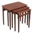 Nesting Tables in Teak and Oak by Svend Åge Madsen, 1960s, Set of 3 For Sale