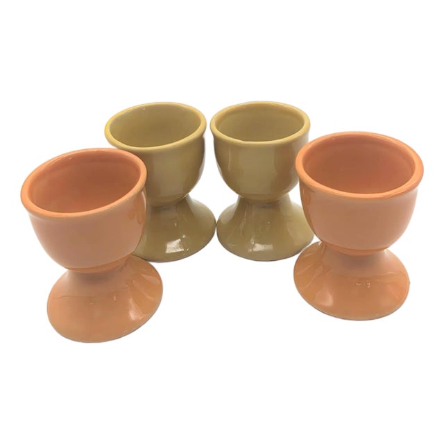 1970s Ceramic Egg Cups, Set of 4 For Sale