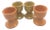 1970s Ceramic Egg Cups, Set of 4 For Sale