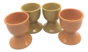 1970s Ceramic Egg Cups, Set of 4