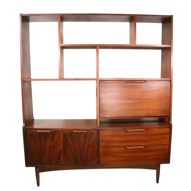 Mid Century Modern Wall Unit Room Divider For Sale - Image 9 of 16