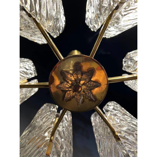1930’s Barovier Six Lights Chandelier For Sale - Image 9 of 10