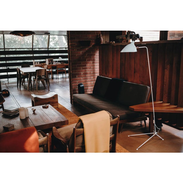 Not Yet Made - Made To Order Editions Serge Mouille 'Lampadaire Droit' Floor Lamp in White For Sale - Image 5 of 12