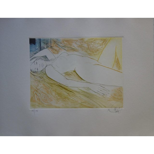 Jean-Baptiste Valadie, Alanguissement, Original Etching For Sale - Image 6 of 6