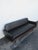 Wood Mid Century Modern Black Vinyl Long Couch Sofa 6267 For Sale - Image 7 of 15