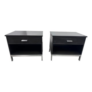 Room & Board Linear Collection Night Stands, a Pair For Sale