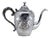 Silver Kettle with Reliefs and Removable Lid For Sale