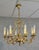 Large Vintage Louis XV Style Chandelier in Gilt Bronze, 1950s For Sale - Image 9 of 9