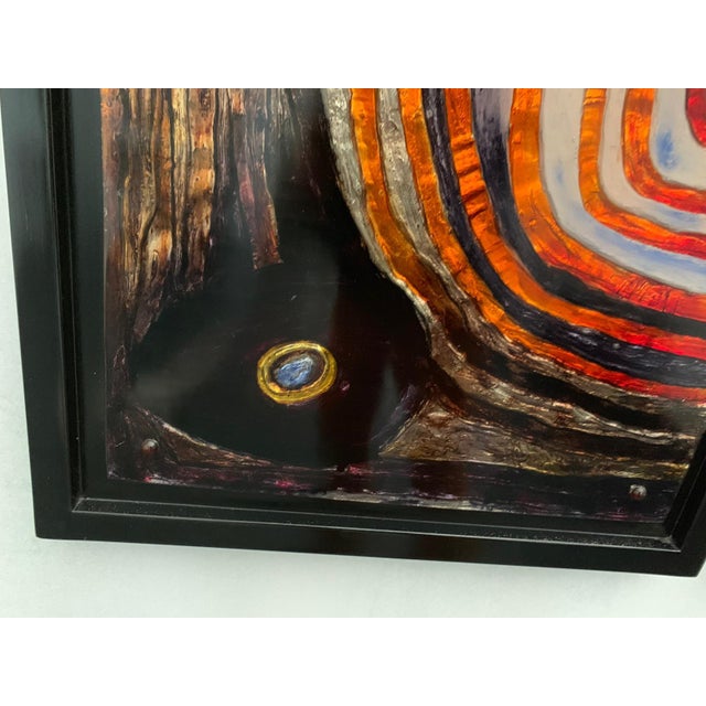 Plastic Vintage Resin Panels, 1970s, Set of 2 For Sale - Image 7 of 18