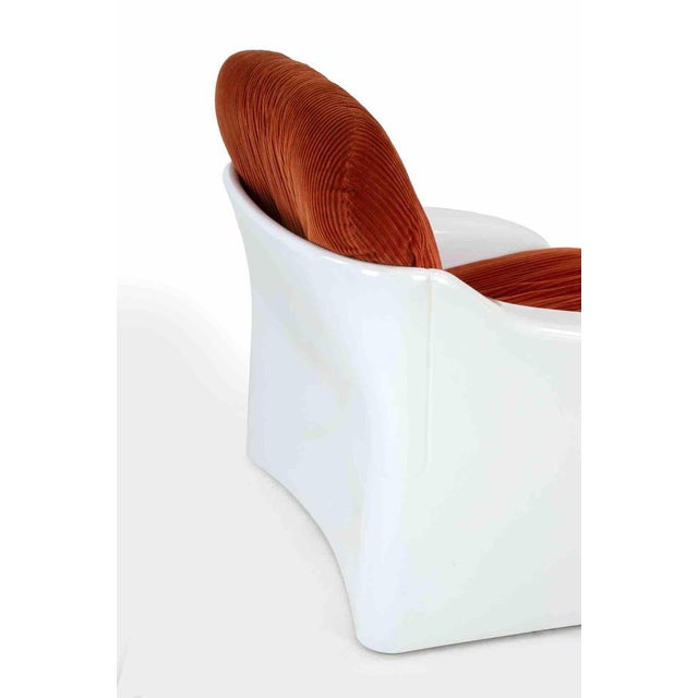 Textile Galassia Armchairs by Ferdinando Buzzi, 1970s, Set of 2 For Sale - Image 7 of 10