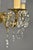 French Antique Gilt Brass and Cut Glass Chandelier, 1920s For Sale - Image 9 of 15