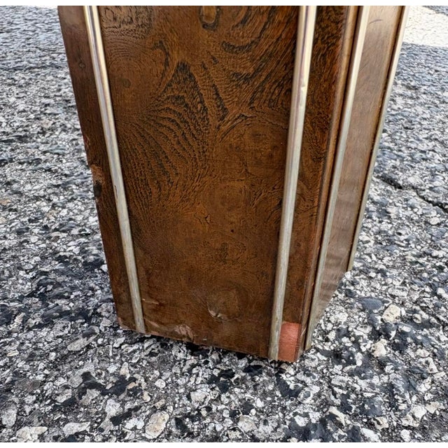 Mid Century Mastercraft Burl Dining Set For Sale - Image 17 of 17