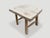 Andrianna Shamaris Bleached Teak Wood Stool or Side Table For Sale - Image 4 of 6