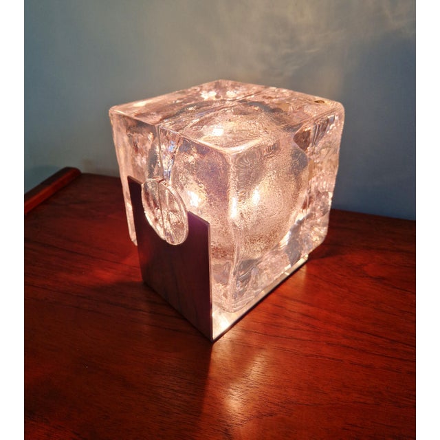 Scandinavian Ice Cube Lamp from Pukeberg, Sweden, 1970s For Sale - Image 10 of 18
